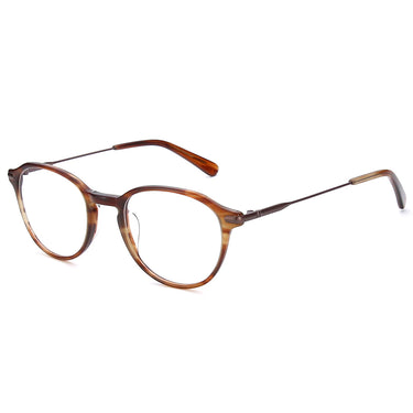 Men Urban Eyeglasses: Bergen - Brown - SpecSMART Eye Clinic (Diagonal View)